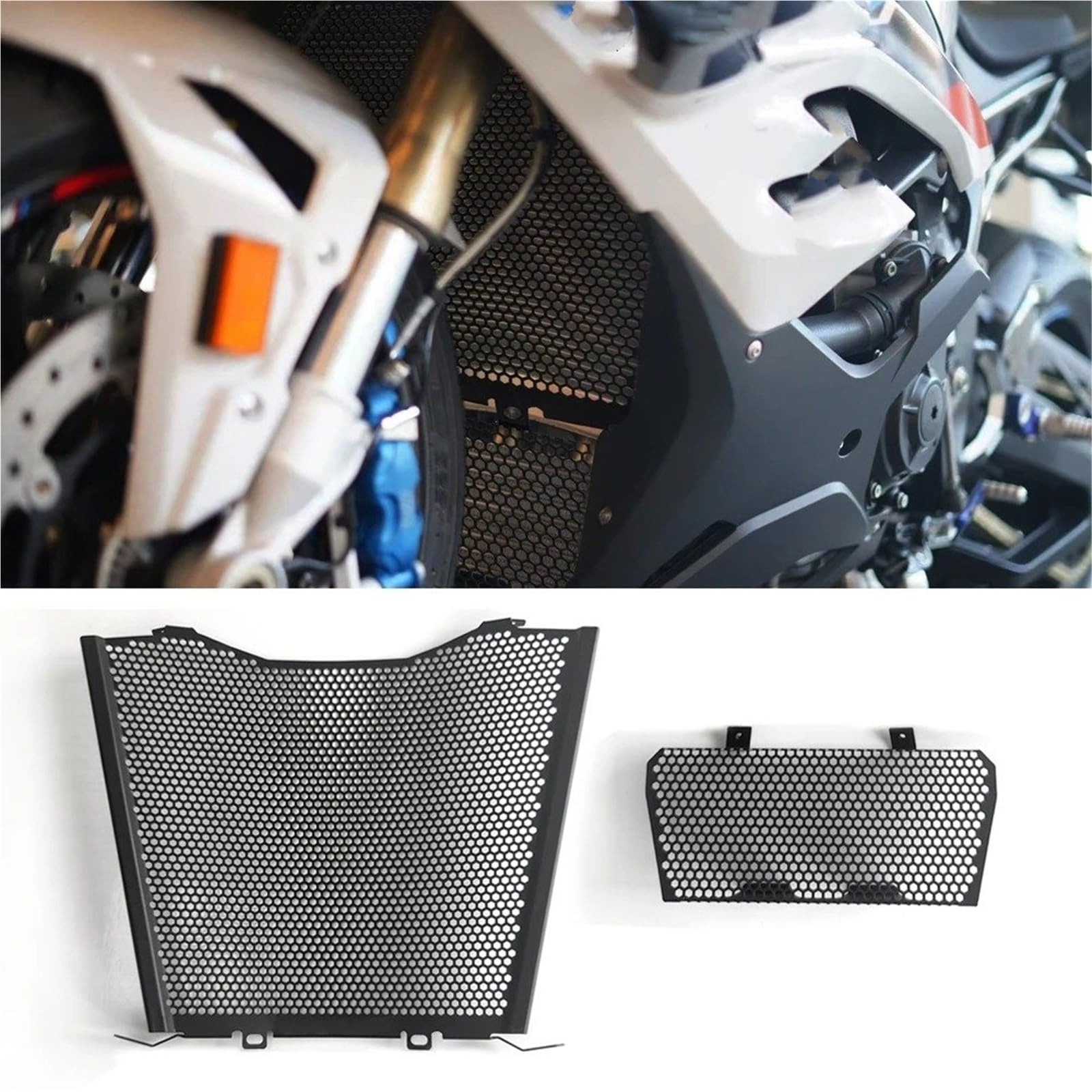 Protector radiador Para BMW S1000R S1000RR S1000XR 2019-2025 Protectores De Núcleo Radiador Motocicleta Protección Cubierta Rejilla