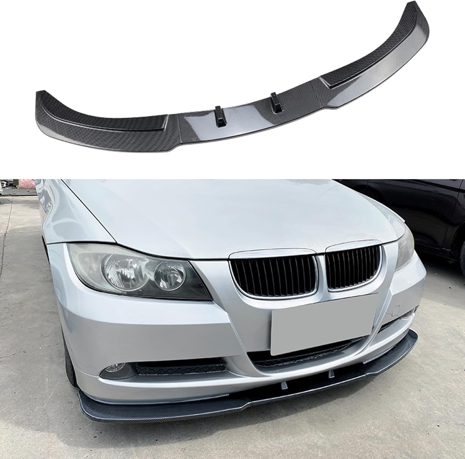 Front Bumper Spoiler Lip Kit for BMW 3 Series E90 E91 320i 330i 325i 320d 330xi 335xi 2005-2008
