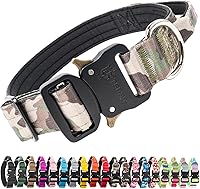 Vista 42 de TSPRO Collares Premium para Perros Collar Táctico para Perro con Parche y Hebilla de Metal de Liberación Rápida de Servicio Pesado Duradero Grueso