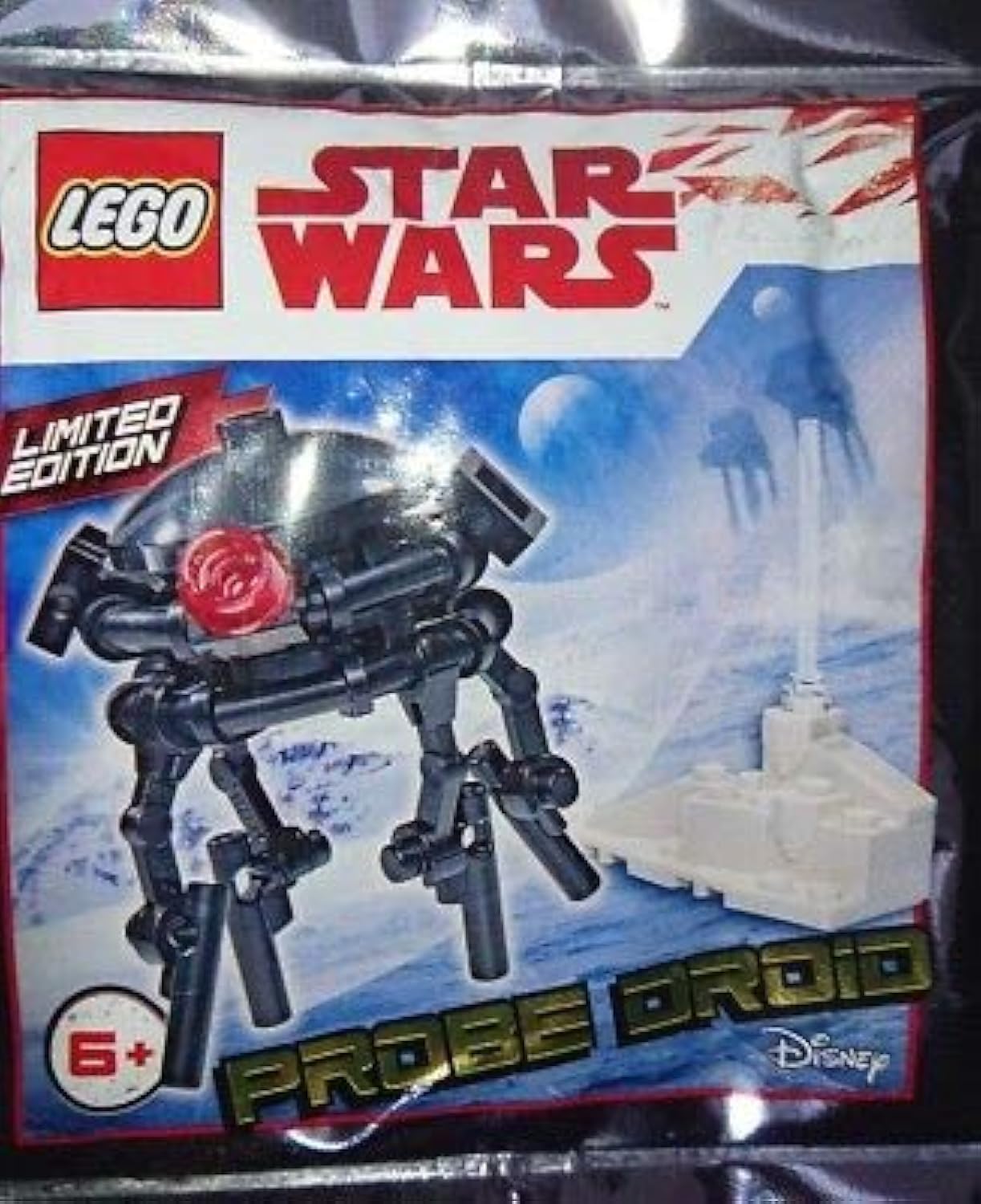 LEGO Star Wars sonda droid minifigurka zestaw folii 911838