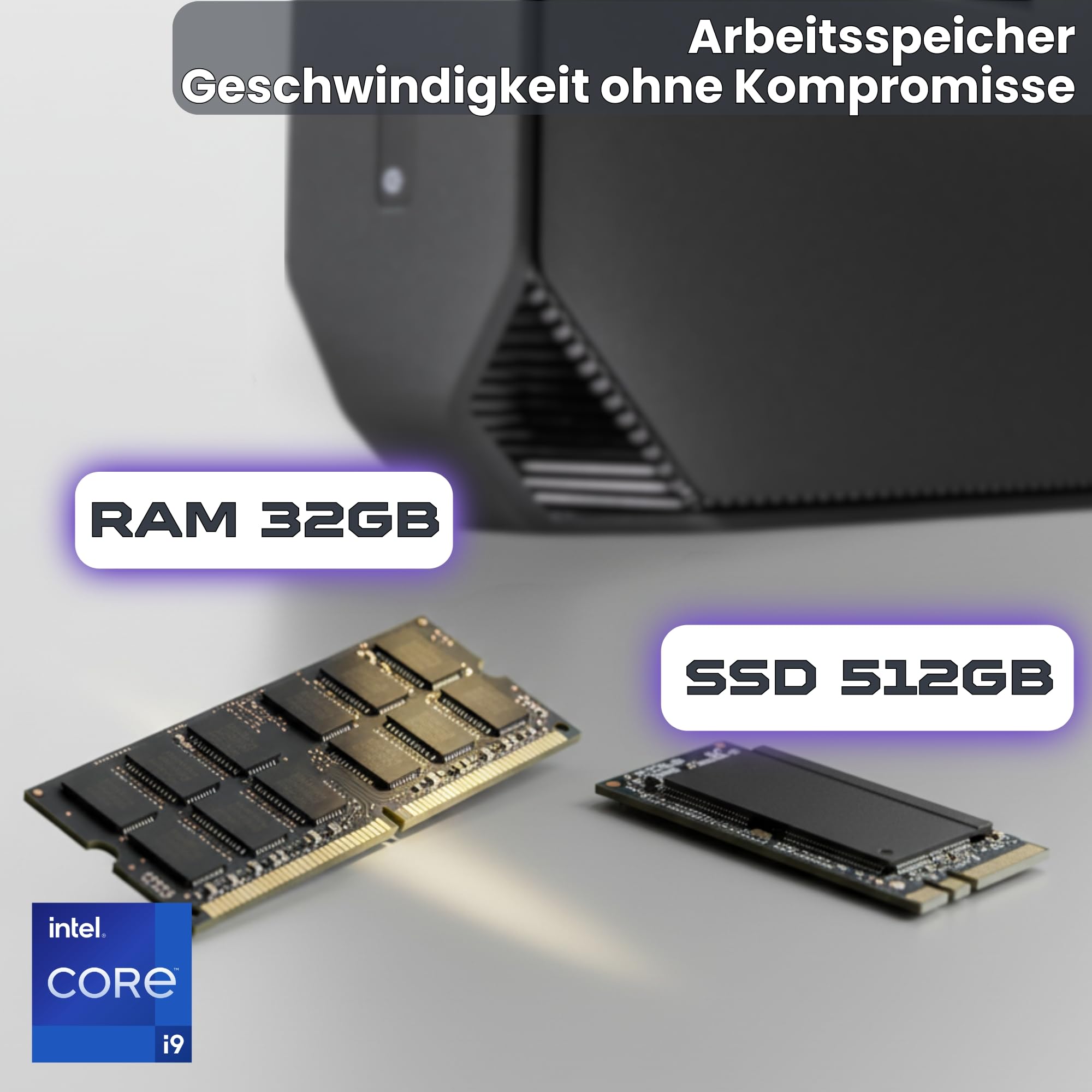 HP Z2 Mini G4 Workstation Professional Mini-PC | Intel Core i9-9900 (16 Threads, 5,0 GHz) | 32 GB | 512 GB NVMe SSD | DisplayPort | Windows 11 Pro | Generalüberholter | 36 Monate Garantie
