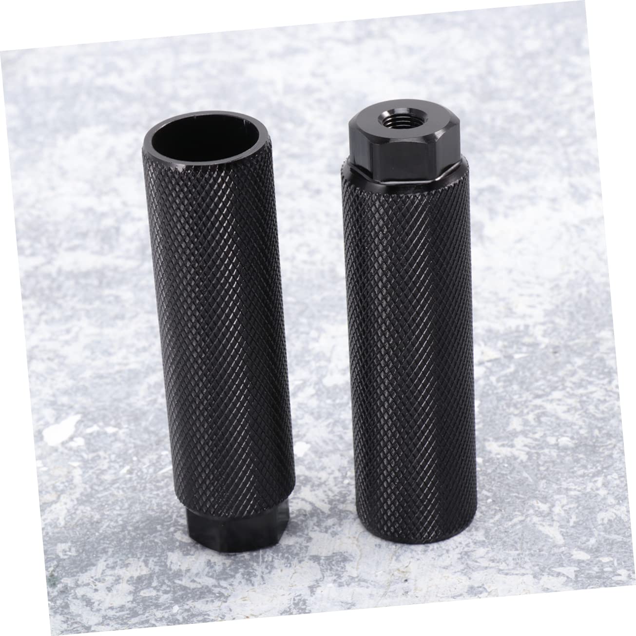 Abaodam Mountain Bike Rear Foot Pedal Aluminum Alloy Pedal Bike Peg for Repair Footpeg with Big Hole for Adults/Children