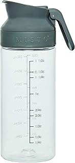 Misto Tritan Salad Dressing Bottle, One Size, Grey