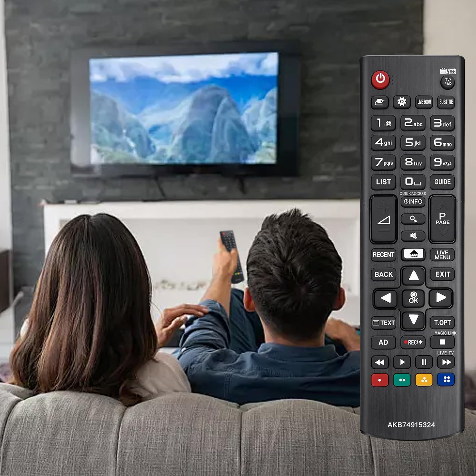 Telecomando Sostitutivo Per TV LG - Compatibile Con Modelli Smart TV, AKB74915324 - Foto 4