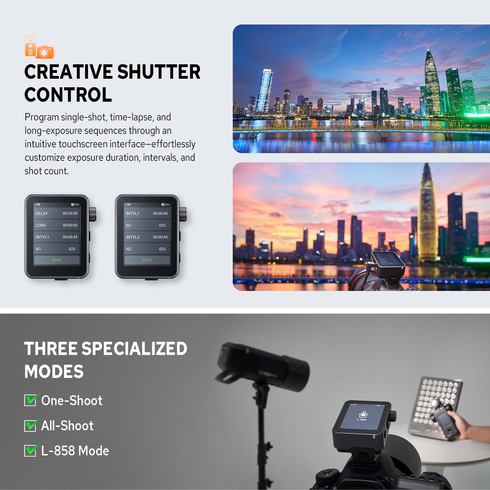 Godox X3Pro-S Transmisor Flash Inalámbrico para Cámara Sony,Pantalla Táctil 2.4 Pulgadas,Sistema Inalámbrico de Godox X 2.4G,16 Grupos,HSS 1/8000s, TTL/TCM,Carga USB-C,30 Días de Duración de Batería