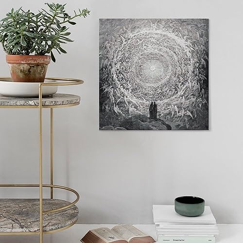 Miniatura 5 de Posterazzi Paradiso por Dante Alighieri Canto Xxxi Lines 1 a 3 Póster de Gustave Dore 1832-1883 Pinturas artísticas de pared en lienzo para