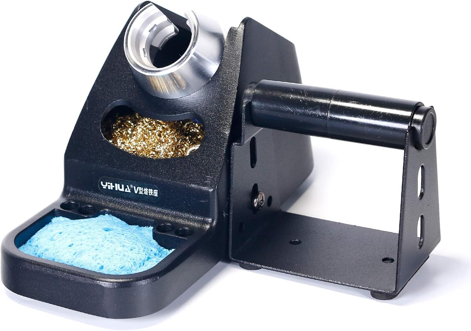 YIHUA 995D+ Professional Soldering & Rework Station bundle with the 17.32" x 12.20" M180 Electronic Repair Mat Bundle with Iron holder, Soldering Cleaning Kit and Accessories (24 Items)