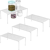 Vista 1 de ROFAY Estante de alambre para armario de cocina, paquete de 4 organizadores de almacenamiento para armario de cocina, despensa, encimeras
