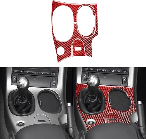 Miniatura 8 de Marco de caja de cambios de fibra de carbono real para consola central, cubierta de transmisión, accesorios interiores, calcomanía de decoración