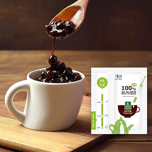 Miniatura 3 de OKTEA Bubble Pearl - Kit de té con leche matcha  100% té japonés, leche de Nueva Zelanda, tapioca sin conservantes, sirve caliente o helado, caja