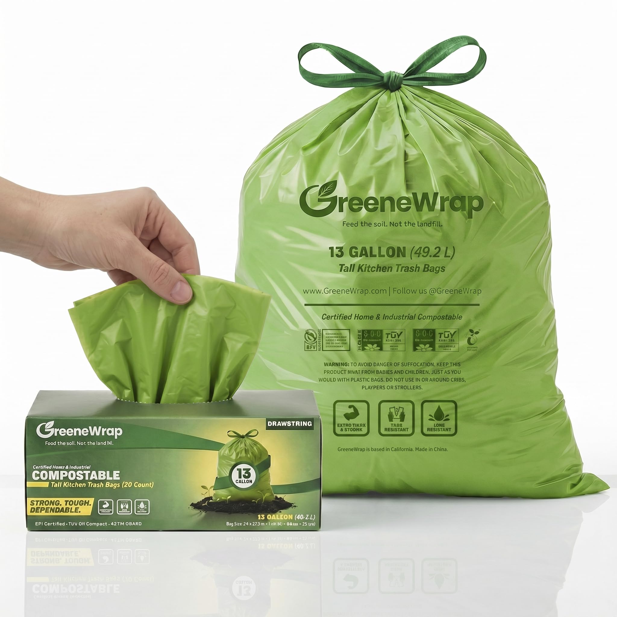 13 Gallon Drawstring Compostable Bags Buy 13 Gallon Drawstring Compostable Bags