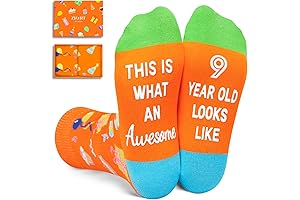 Zmart 9th Birthday Socks: Unique Gifts for 9 Year Old Boys and Girls