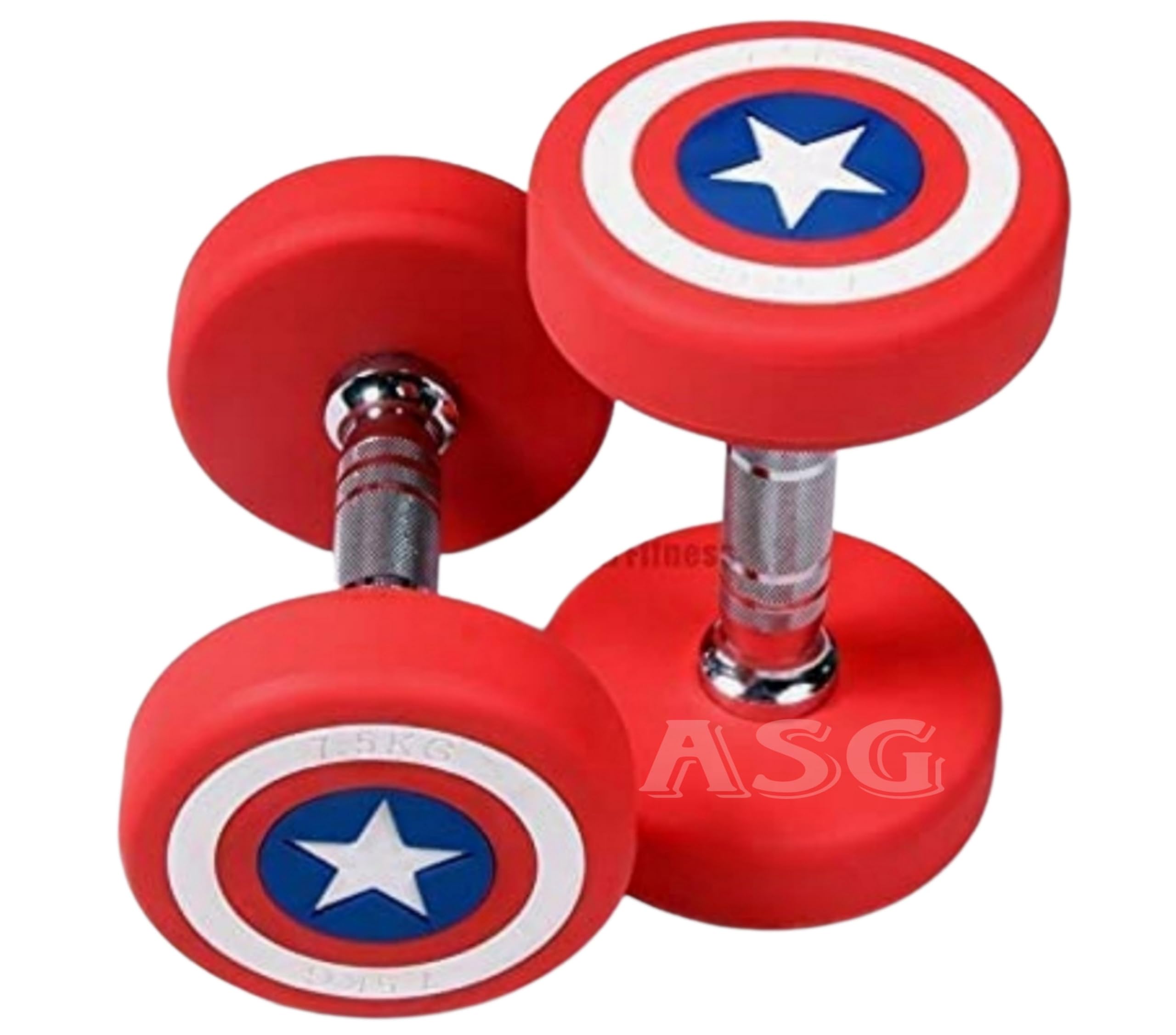 See full amazon price history chart for A-Mart Captain America Style Dumbbells 5kg set / 5kg×pieces pair/Home Gym and Professional Uses Bouncer exercise dumbells/premiem Rubber Coated Dumbbell / (pack of 2) 10kg weight A-Mart Captain America Style Dumbbells 5kg set / 5kg×pieces pair/Home Gym and Professional Uses Bouncer exercise dumbells/premiem Rubber Coated Dumbbell / (pack of 2) 10kg weight (B0999P5GWX) Amazon Price History, Amazon Price Tracker