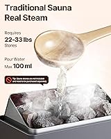 Vista 6 de VEVOR - Calefactor de sauna, estufa eléctrica de sauna de 220V, calentador de baño de vapor sauna con temporizador de 3h y temperatura ajustable