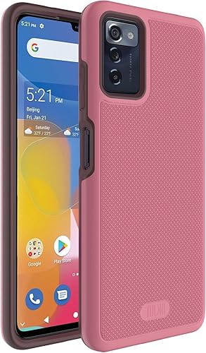 Vista 20 de TUDIA MergeGrip - Funda protectora delgada de doble capa para ZMAX 5G 2022, a prueba de golpes, de grado militar, delgada, de doble capa, para ZMAX