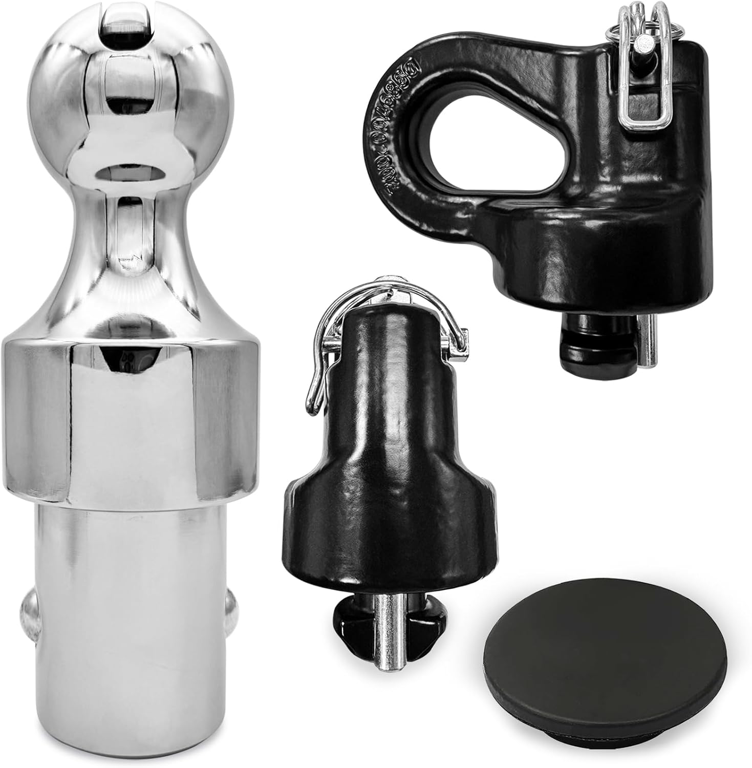 60692 Puck System Gooseneck Hitch Ball Kit, 2-5/16 Inch Gooseneck Ball, 38,000 lbs GTW/7500 lbs VTW for 2013-2026 Ford F250 F350 F450 2016-2026 Chevrolet Silverado GMC Sierra 2016-2024 Nissan Titan XD