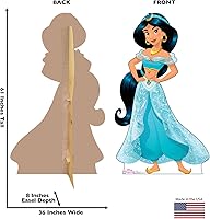 Vista 2 de Cardboard People Jasmine Figura de Cartón de Tamaño Real - Aventuras de Amistad de las Princesas de Disney