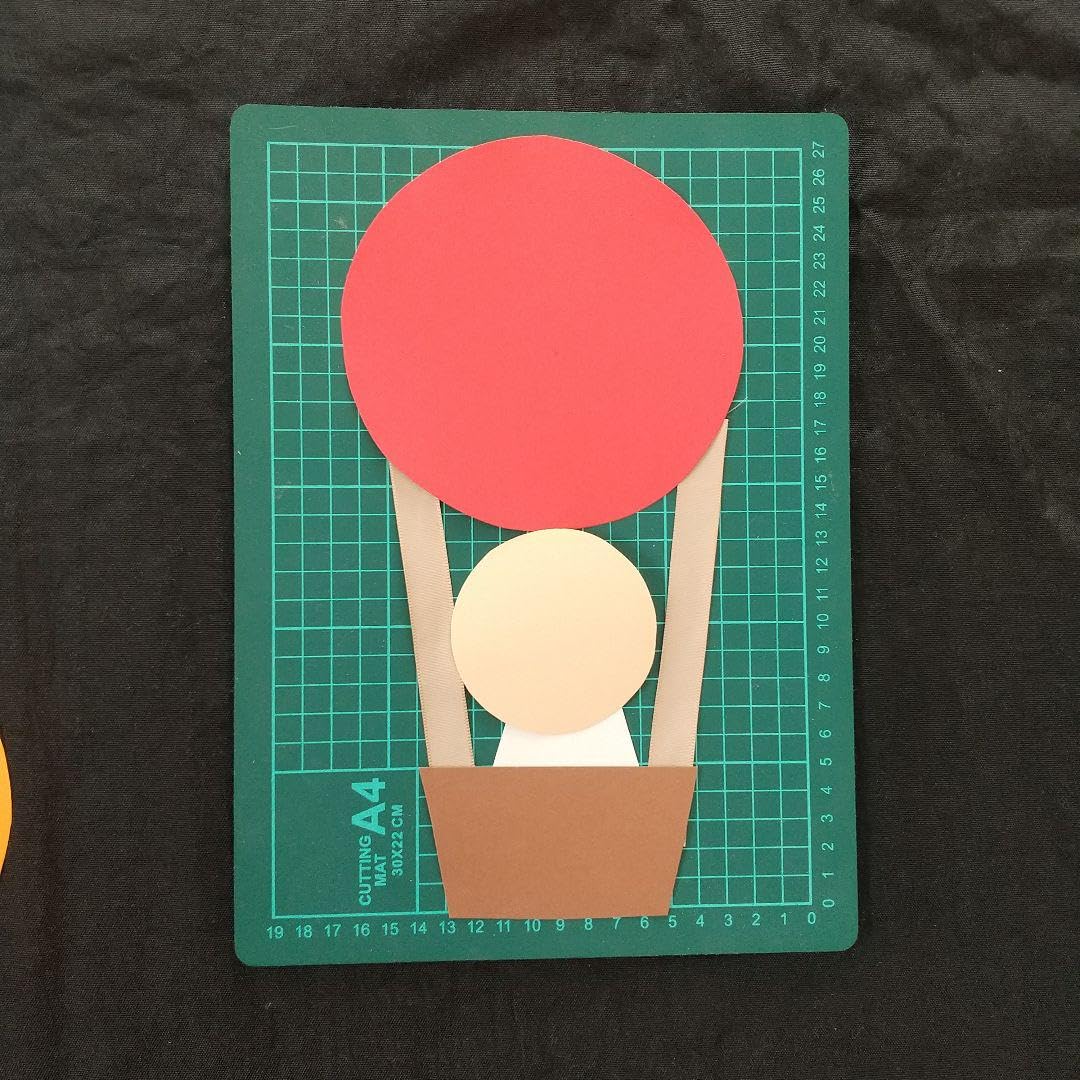 気球 バルーン 立体 製作キット 春 壁面飾り 保育 ペーパークラフト