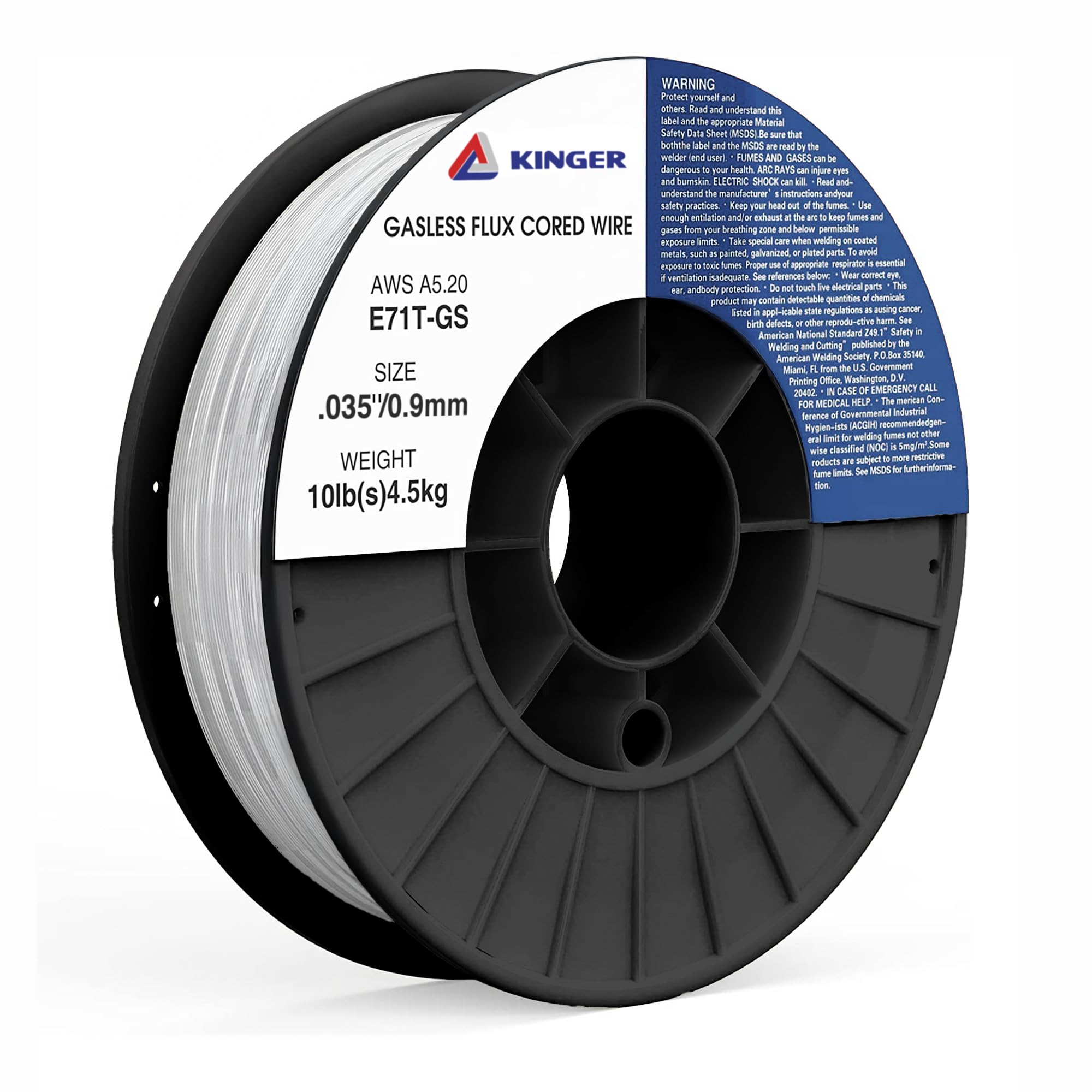 TOOLIOM E71T-GS .035 Diameter 10-Pound Spool Flux Core Self-shielded