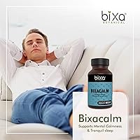 Vista 4 de bixa BOTANICAL Bixacalm, 60 cápsulas vegetales (450 mg) Extracto de Ashwagandha y extracto de valeriana para dormir