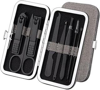 Manicure Kit Nail Clippers Household Repair Tools Stainless Steel (Gray 11 * 6.5cm)