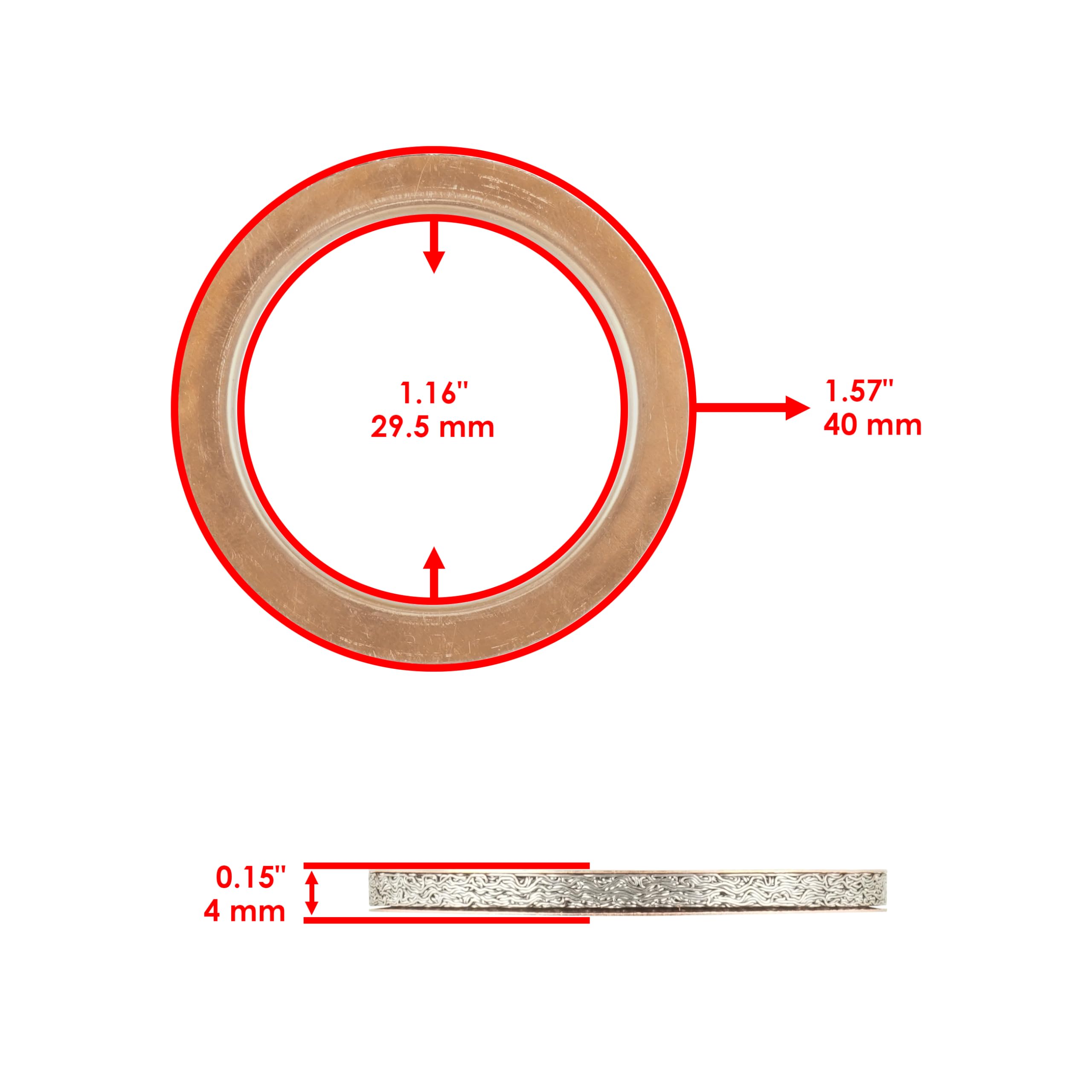 たた Amazon.com: Caltric Muffler Pipe Gasket Compatible with