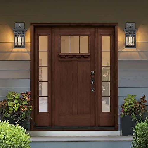 Miniatura 7 de Luces de pared exteriores del anochecer al amanecer, faroles de pared al aire libre, lámparas con sensor de montaje en pared, aplique de pared