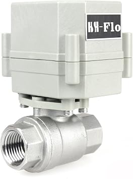Motorized Ball Valve 1/2" DN15 2 Way SS304 AC/DC9-36V Normally Closed,NPT Electrical Ball Valve CR5-02