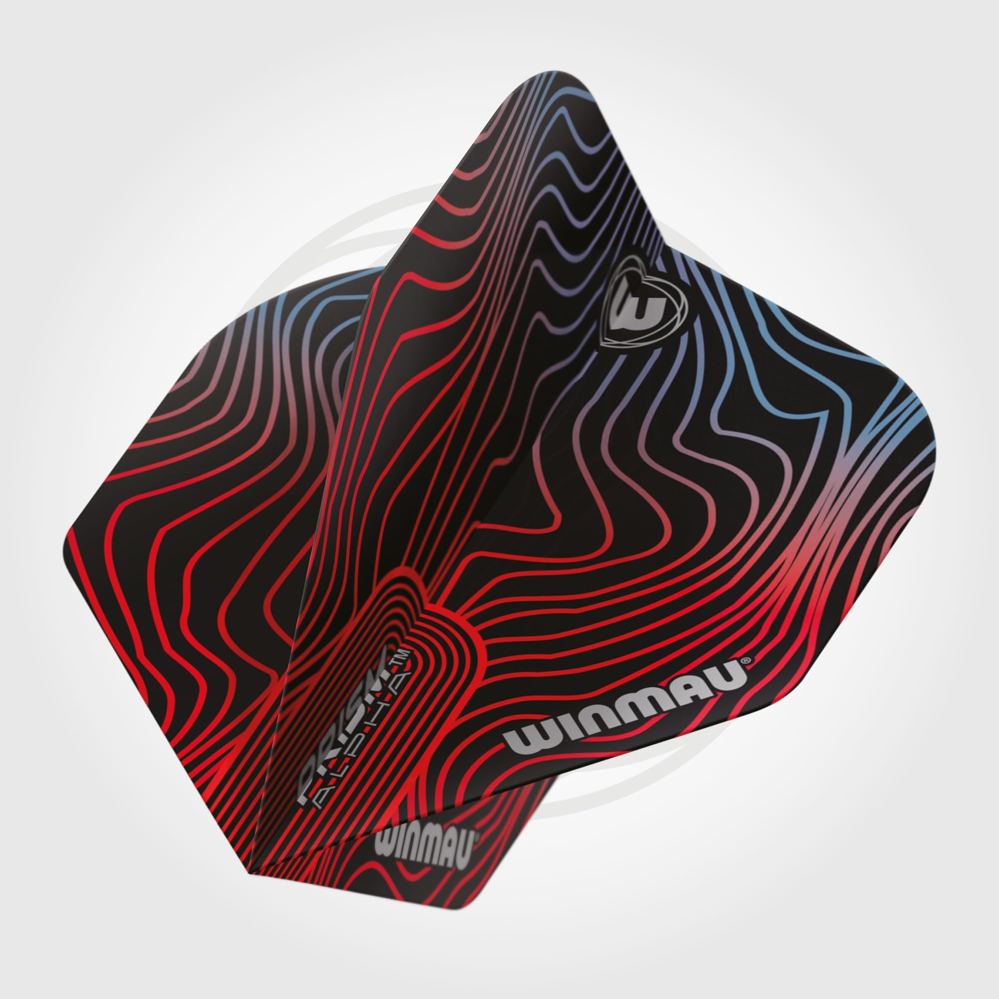WINMAU Prism Alpha Solar Design Zestawy lotnicze do rzutek – 3 zestawy w opakowaniu (łącznie 9 lotów) (zwykłe mieszane)