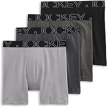 Jockey Mens Underwear ActiveBlend 7" Midway Brief - 4 Pack