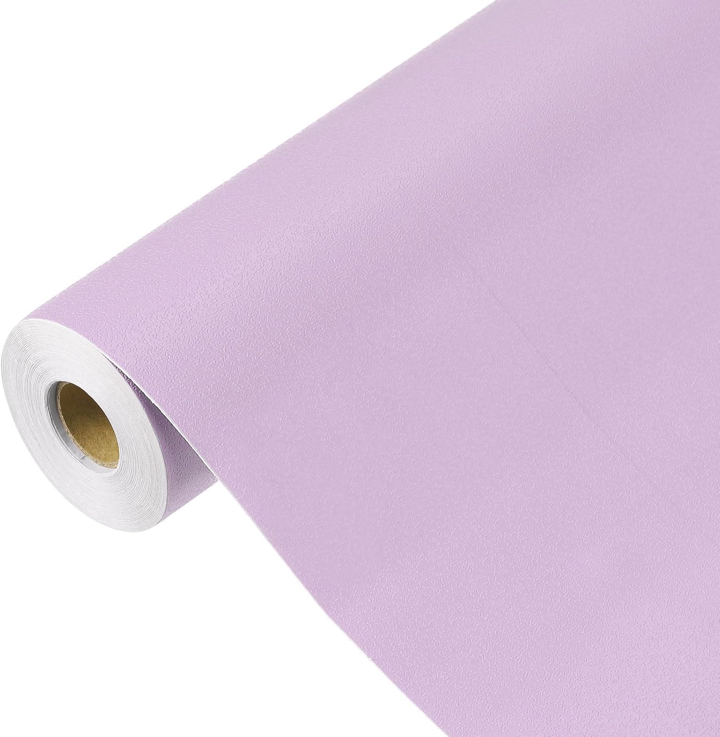 uxcell 590" x 23.6" Purple Wallpaper, Peel and Stick Wallpaper, Purple Contact Paper Solid Color Vinyl Self-Adhesive Wall Paper Decorative for Wall Covering