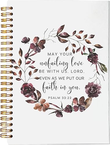 Miniatura 56 de VNWEK Escritura bíblica Mateo 5:3-16 Blessed are the Poor in Spirit Dios huellas dactilares cuaderno espiral diario de 5.5 x 8.3 pulgadas, cuaderno