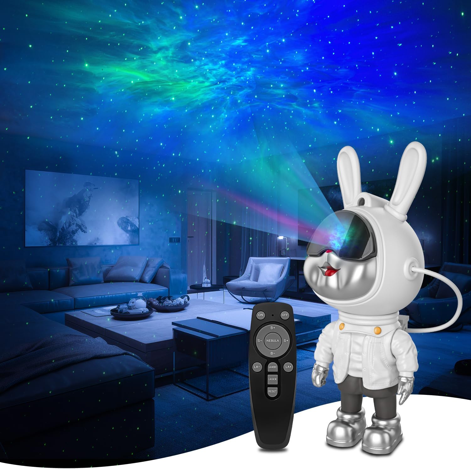 ENOKIK Star Projector Galaxy Night Light, Children's Room