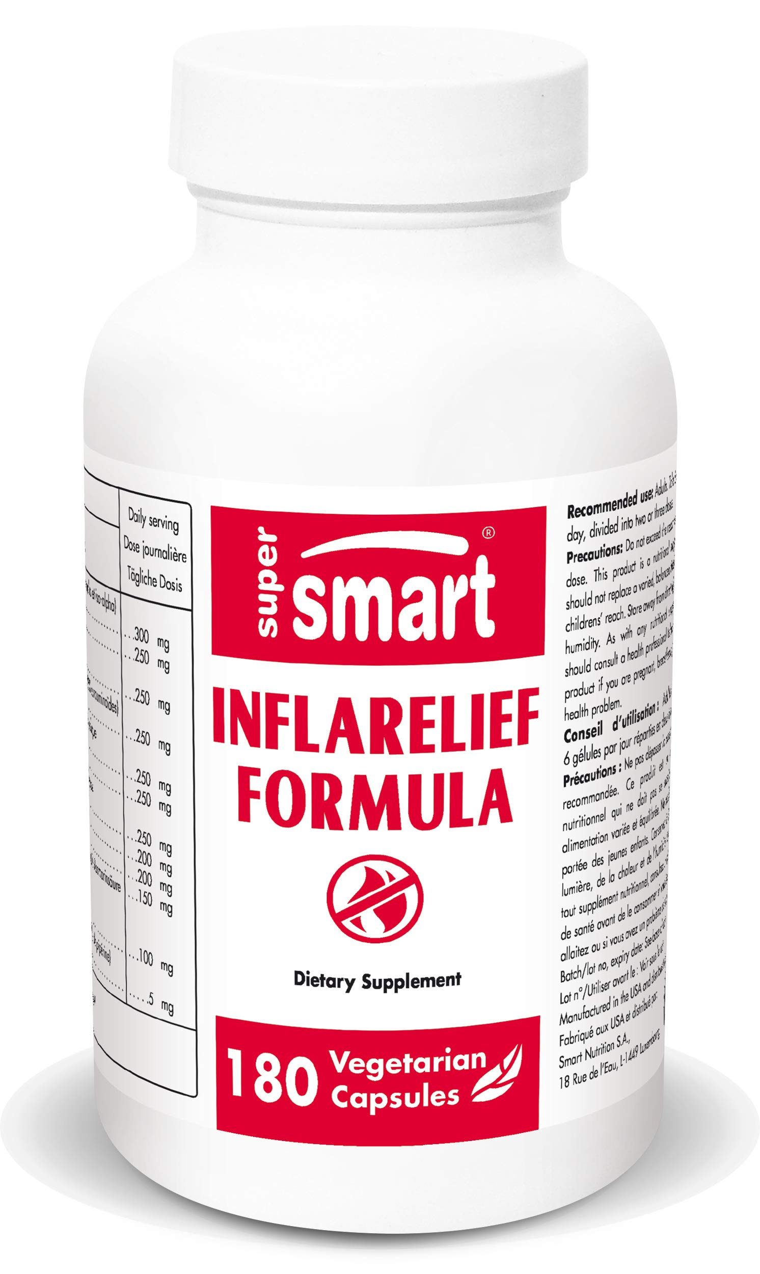 Buy Supersmart Infla Formula with Tumeric Curcumin, Bioperine