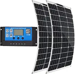 Painel Solar 1000w 18v 2pcs Painel Solar Monocristalino 500w Módulo Solar Monocristalino Flexível Carregador Solar Portátil à Prova D'água Para Barcos De Acampamento Rv