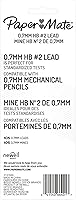 Vista 3 de Paper Mate Recambios para lápices mecánicos, 0.7mm, HB #2, 105