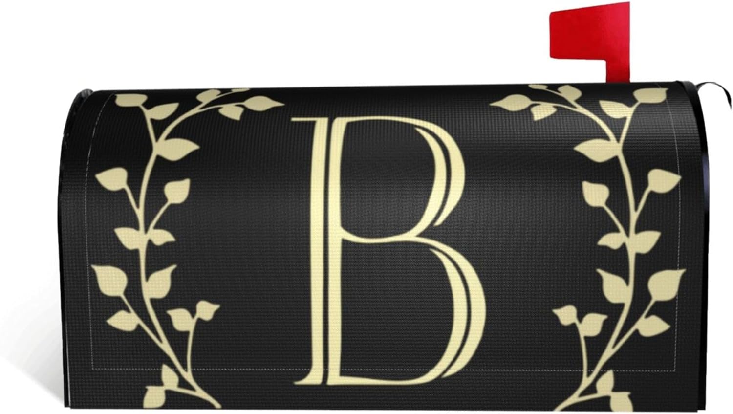 Letter B Mailbox Covers Magnetic Large Size 25.5 X 21 Farmhouse Decorative Mailbox Wraps Post Letter Box Cover for Holiday Garden Yard Decor