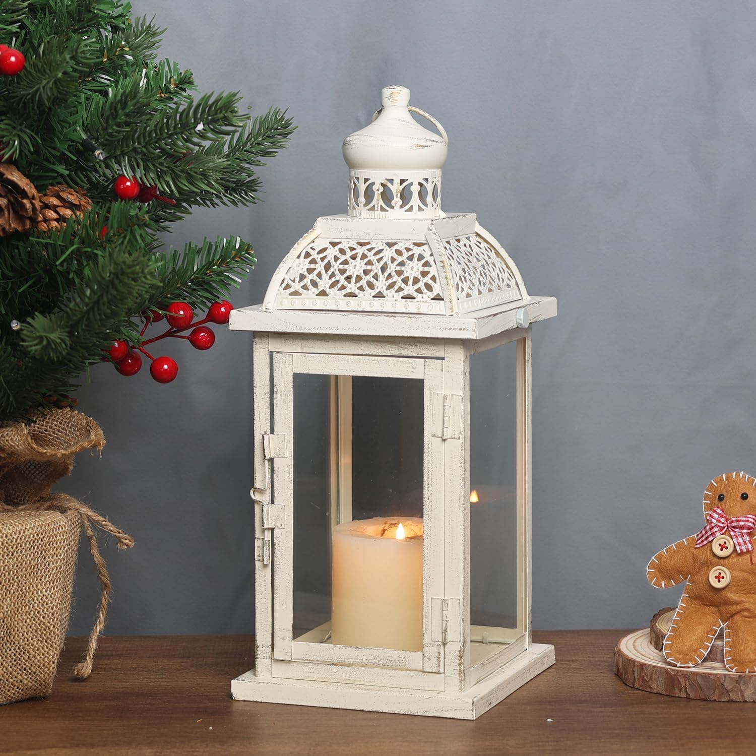 DECORKEY Christmas Lantern Decorative...