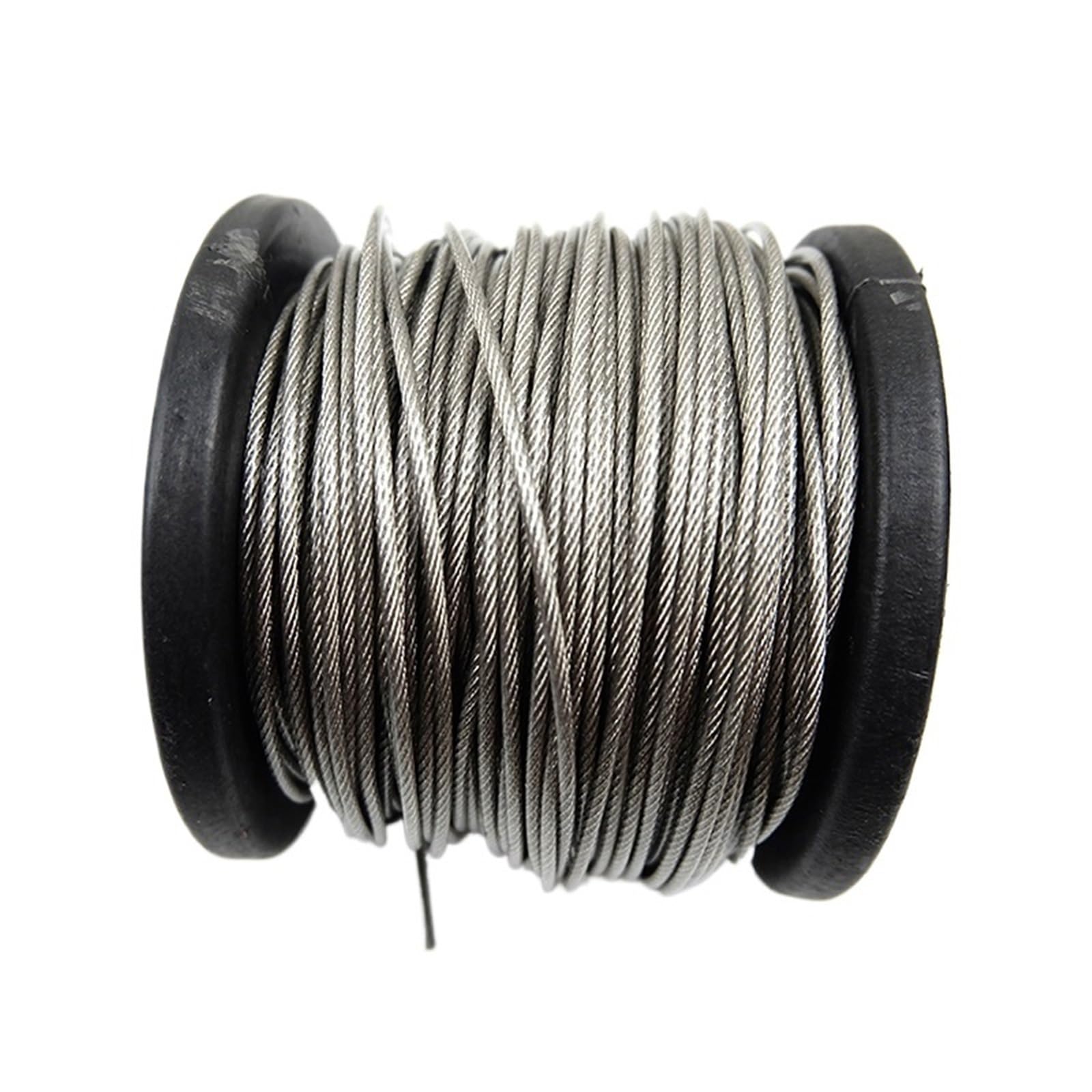 100 Meter 0,5/0,6/0,8/1/1,2/1,5/2 mm Stahl PVC-beschichtetes flexibles Drahtseil Weiches Kabel Transparente Wäscheleine 304 Edelstahl (Size : 0.5mm 1x7)