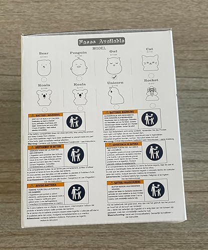 Miniatura 11 de Lámpara de noche de búho para bebé, lámpara de noche de silicona para lactancia materna, luces de estado de ánimo, cuidado de los ojos, brillo y