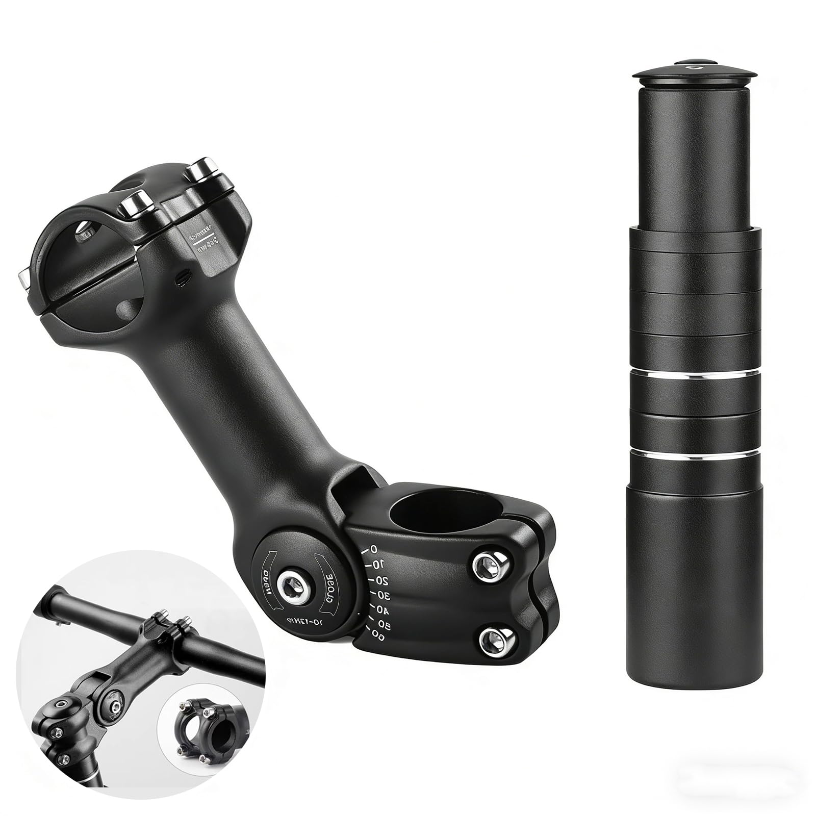 Amazon.com : Bike Stem Riser,Oxidation Process,Anti-Rust and Wear