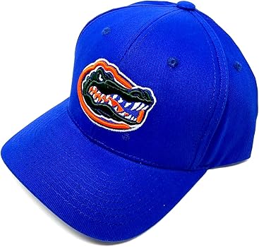 Casquette NCAA Florida Gators - Bleu Et Blanc, Taille Unique, Profil Bas, Réglable - Captivating Headwear