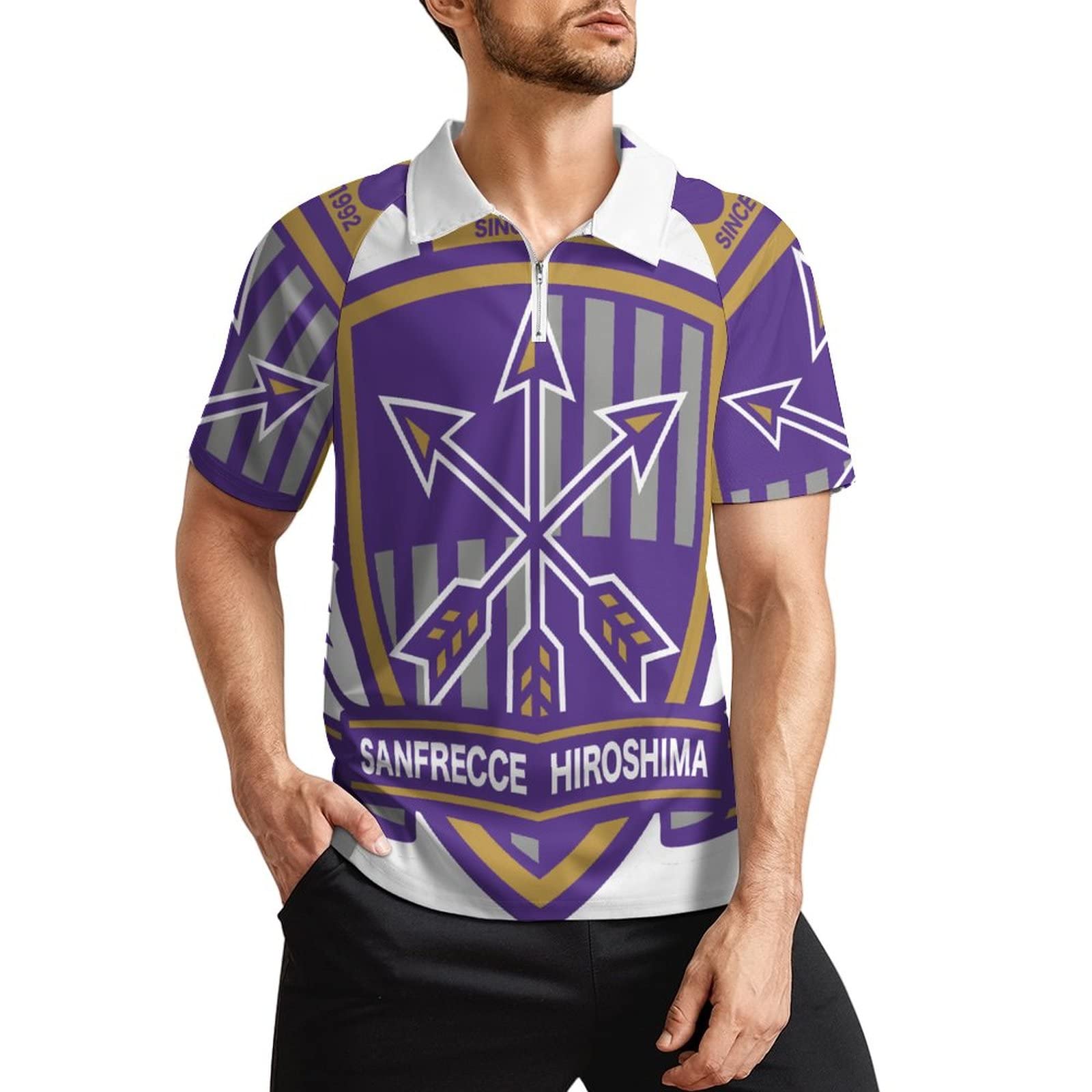 Amazon.co.jp: サンフレッチェ広島 Tシャツ メンズ 半袖 上着 日常着用 