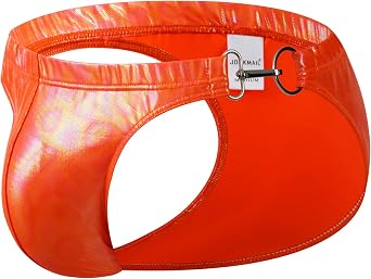 cloudmall Mens Swimwear Sexy Bikini Briefs Shiny Metallic G-String Thong Jockstrap Underwear