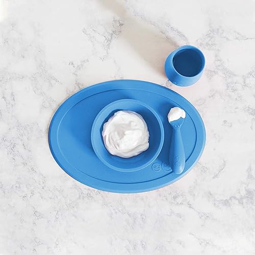 ezpz Tiny Collection - Juego de taza, cuchara y cuenco 100% de silicona con mantel individual integrado para primeros alimentos + destete LED para ezpz Tiny Collection - Juego de taza, cuchara y cuenco 100% de silicona con mantel individual integrado para primeros alimentos + destete LED para