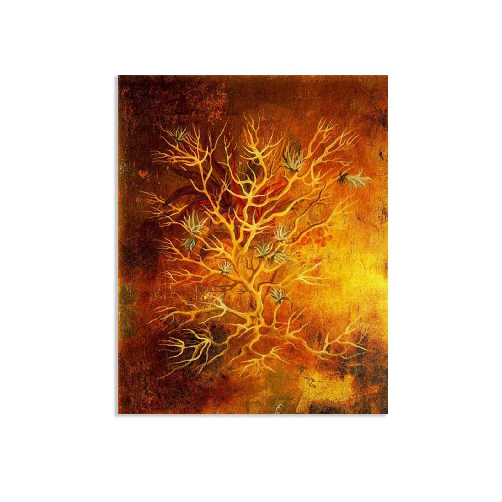 MYCGGDGH Remedios Varo Canvas Wall Art Reproductions of Famous Paintings Plant Surrealism Famous Art Poster Wall Decor for Living Room Bedroom Home Decor 65x50cm(26x19in) Frameless