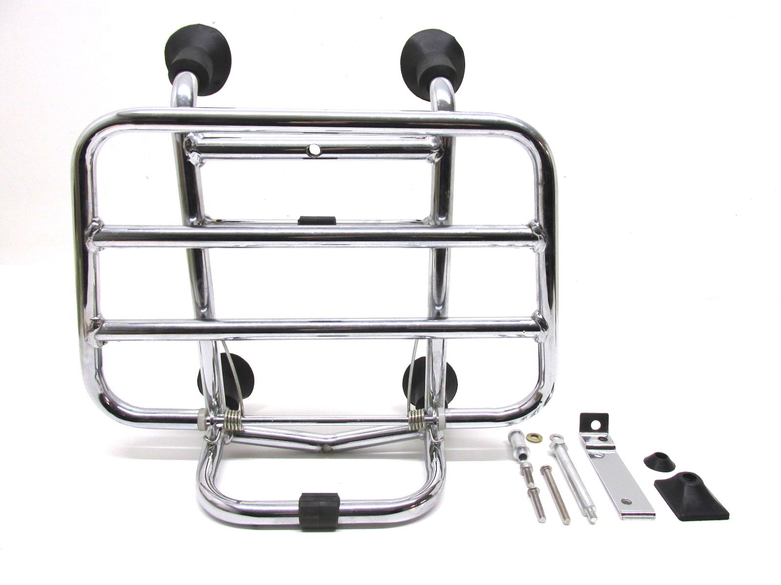 Chrom Gepäckträger Vorne klappbar Vespa Piaggio Primavera Sprint 50 125 150 ab 2013