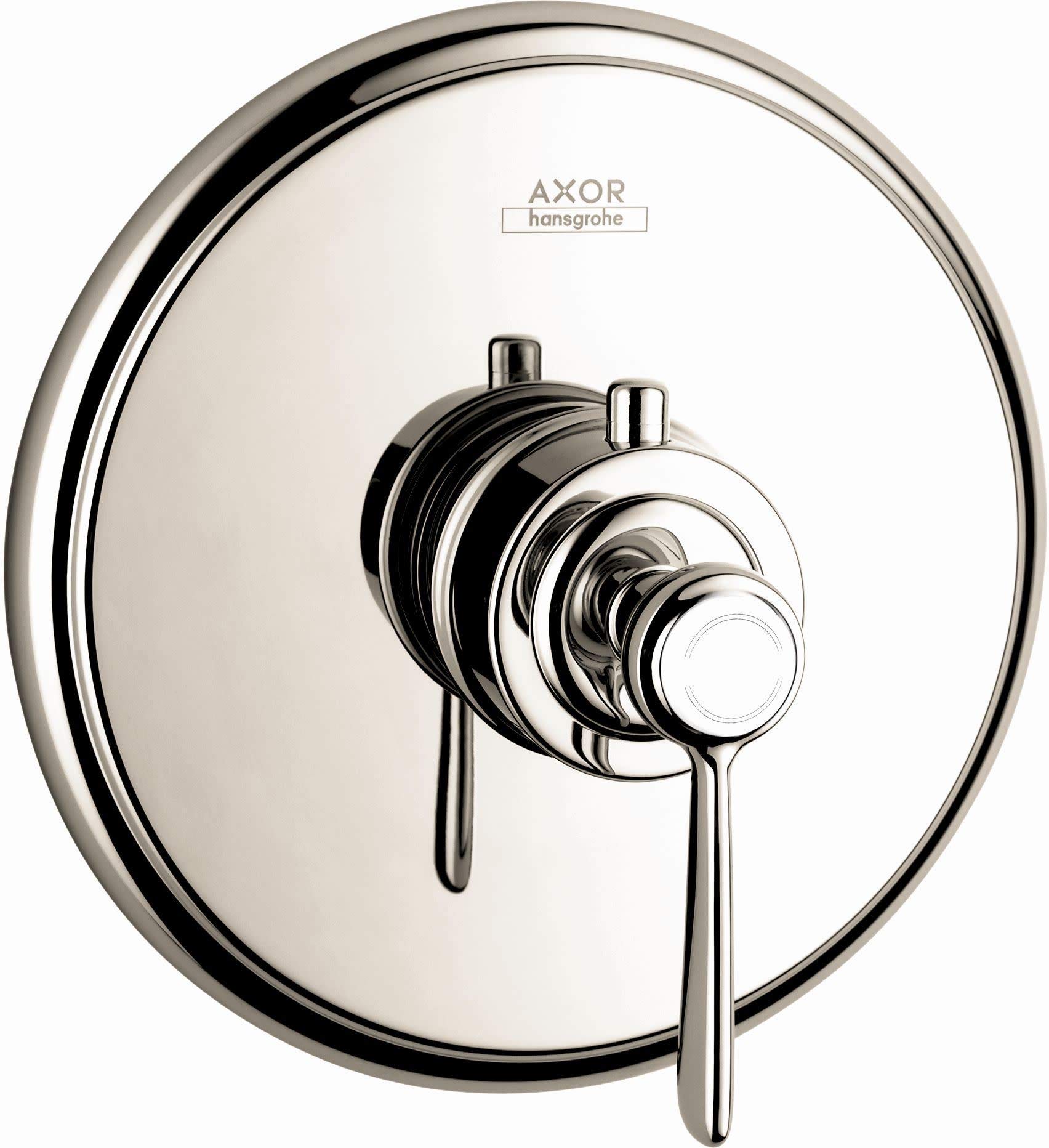 AXORMontreux Classic Timeless Auto Temperature Control 1-Handle 7-inch Wide Thermostatic Shower Trim for Rough-in Valve in Polished Nickel, 16824831