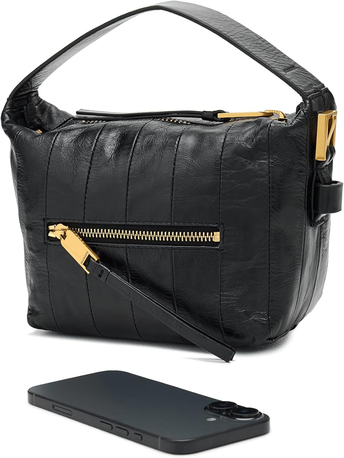 AllSaints Vega Panel Grab Bag W549XD Black One Size - Image 3