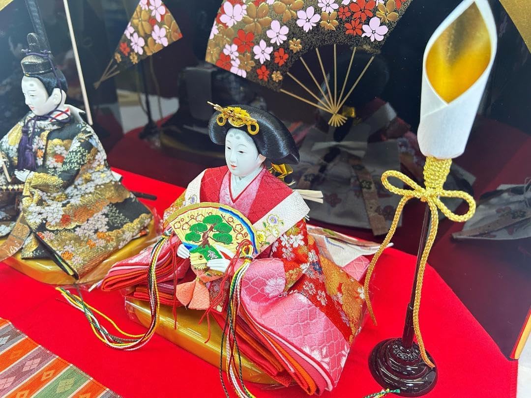 雛人形 親王飾り 平飾り A 扇 ひな人形 ひな祭り 雛祭り 雛飾り ひな